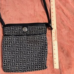 Tommy Hilfiger Monogram Black Crossbody Bag